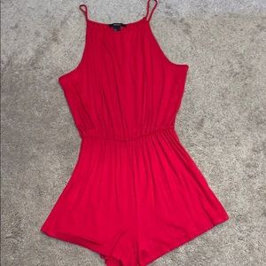 Forever 21 Red Romper